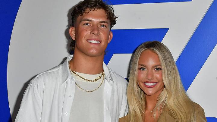 Jaxson Dart of the New York Giants and his girlfriend, Marissa Ayers. Jaxson Dart of the New York Giants and his girlfriend, Marissa Ayers.