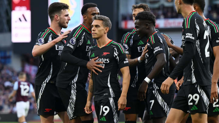 Trossard scored Arsenal's opener at Villa Trossard scored Arsenal's opener at Villa