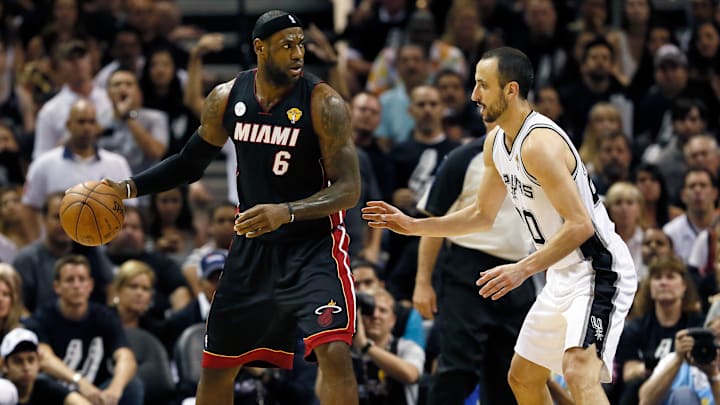 Manu Ginóbili enfrentó tanto a LeBron James como a Michael Jordan