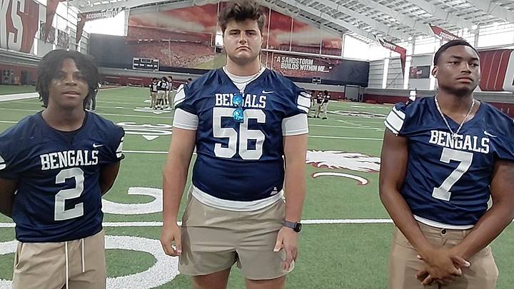 Blythewood football players Landyn Strong, Reed Paolucci and Dillon Hutcherson are ready for the 2026 South Carolina high school football season. Blythewood football players Landyn Strong, Reed Paolucci and Dillon Hutcherson are ready for the 2026 South Carolina high school football season.