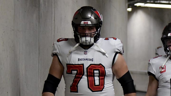 Tampa Bay Buccaneers center Robert Hainsey.