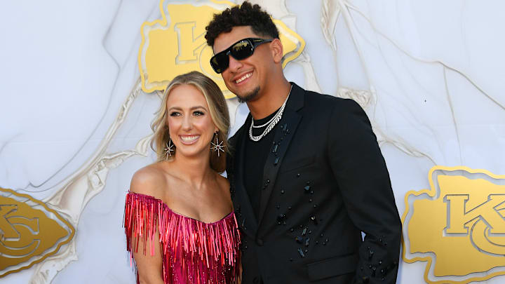 Brittany and Patrick Mahomes