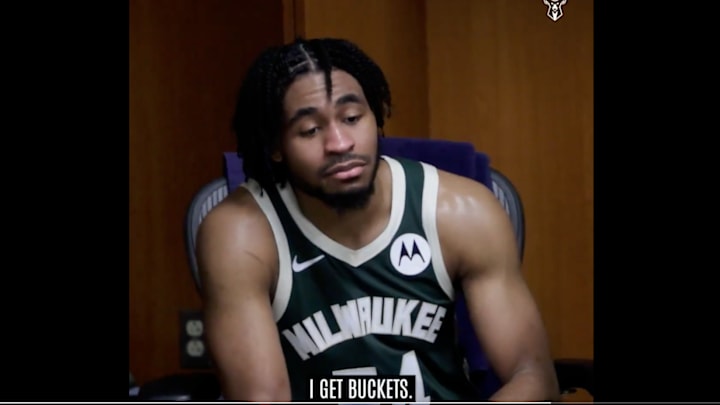 Cam Thomas calmly explained what he does after the Bucks win over the Magic. 