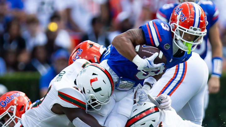 The Florida Gators lost to Miami, 41-17, last season in the Swamp. The Florida Gators lost to Miami, 41-17, last season in the Swamp.