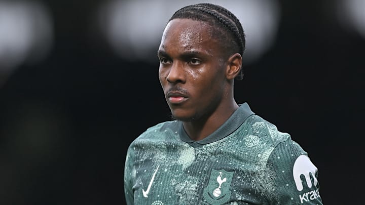 Mathys Tel scored on his first start for Tottenham