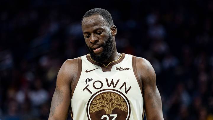 Mar 25, 2026; San Francisco, California, USA; Golden State Warriors forward Draymond Green (23) reacts after a foul is called in favor of the Brooklyn Nets during the second quarter at Chase Center. Mandatory Credit: John Hefti-Imagn Images Mar 25, 2026; San Francisco, California, USA; Golden State Warriors forward Draymond Green (23) reacts after a foul is called in favor of the Brooklyn Nets during the second quarter at Chase Center. Mandatory Credit: John Hefti-Imagn Images