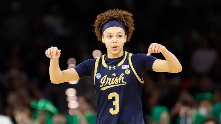 Notre Dame Fighting Irish guard Hannah Hidalgo