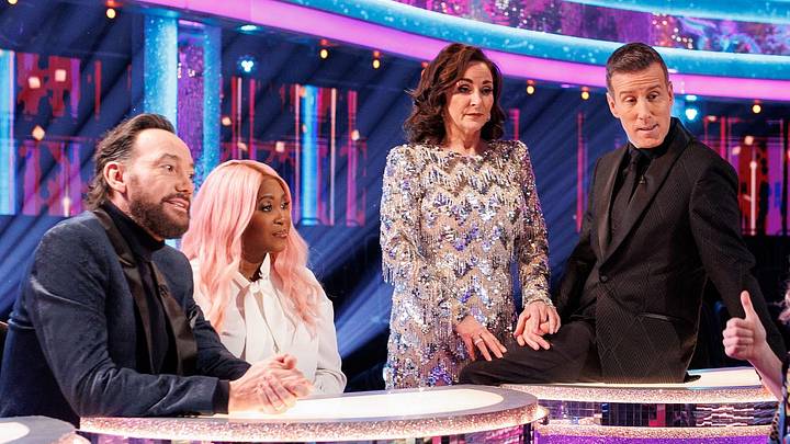 Craig Revel Horwood, Motsi Mabuse, Shirley Ballas and Anton Du Beke seen during the filming of the Strictly Come Dancing sketch as part of the 2025 Red Nose Day campaign Craig Revel Horwood, Motsi Mabuse, Shirley Ballas and Anton Du Beke seen during the filming of the Strictly Come Dancing sketch as part of the 2025 Red Nose Day campaign