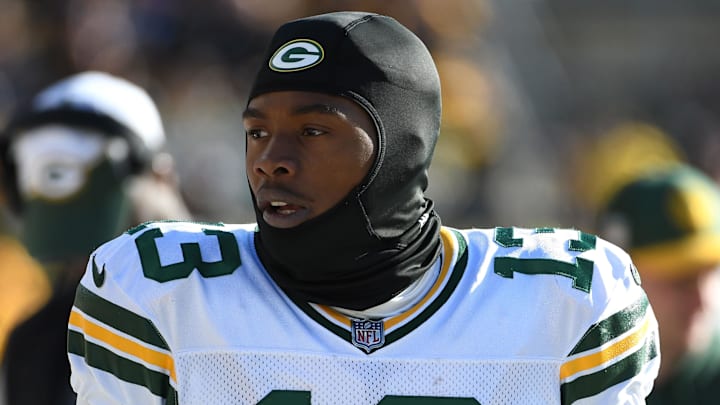 Green Bay Packers wide receiver Dontayvion Wicks