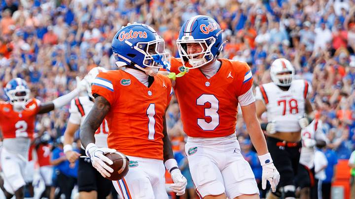 Florida wide receivers Vernell Brown III and Bailey Stockton each suffered injuries in the second quarter of the Gators' win over Ole Miss. Florida wide receivers Vernell Brown III and Bailey Stockton each suffered injuries in the second quarter of the Gators' win over Ole Miss.