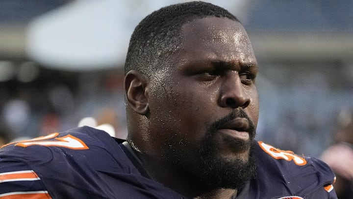 Sep 21, 2025; Chicago, Illinois, USA; Chicago Bears defensive tackle Andrew Billings (97) after the game against the Dallas Cowboys at Soldier Field. Sep 21, 2025; Chicago, Illinois, USA; Chicago Bears defensive tackle Andrew Billings (97) after the game against the Dallas Cowboys at Soldier Field.