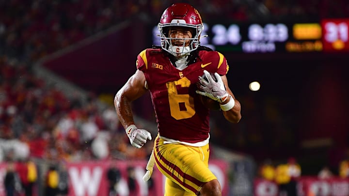 Southern California Trojans wide receiver Makai Lemon (6)