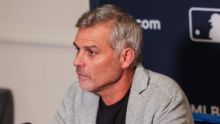 Dec 8, 2025; Orlando, FL, USA; Tampa Bay Rays manager Kevin Cash speaks with the media during the 2025 MLB Winter Meetings at Signia by Hilton Hotel. Dec 8, 2025; Orlando, FL, USA; Tampa Bay Rays manager Kevin Cash speaks with the media during the 2025 MLB Winter Meetings at Signia by Hilton Hotel.