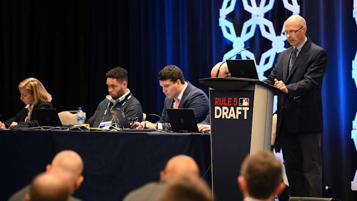 Dec 7, 2022; San Diego, CA, USA; A general view during the MLB Rule 5 Draft at the 2022 MLB Winter