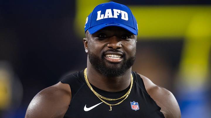Los Angeles Rams linebacker Byron Young