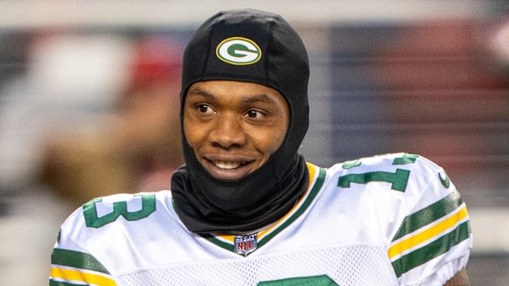 Green Bay Packers wide receiver Dontayvion Wicks