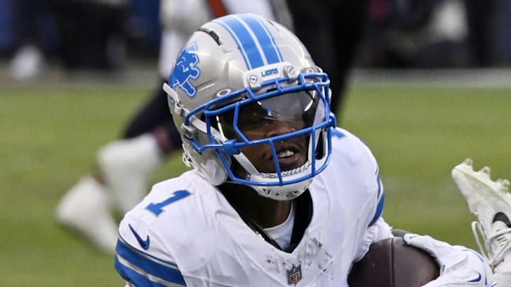 Detroit Lions wide receiver Jameson Williams (1).