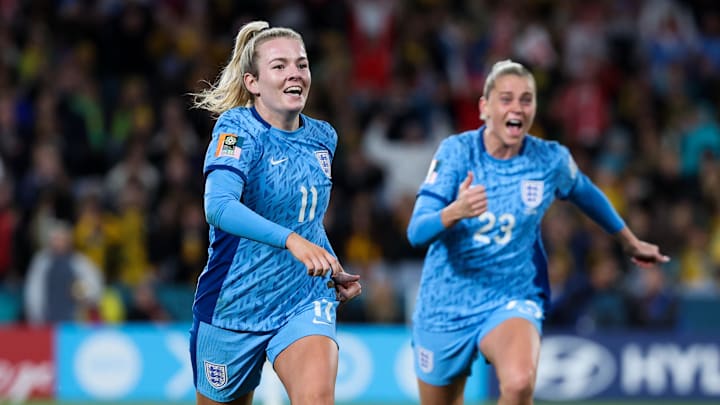 Lauren Hemp & Alessia Russo scored two of England's goals against Australia Lauren Hemp & Alessia Russo scored two of England's goals against Australia