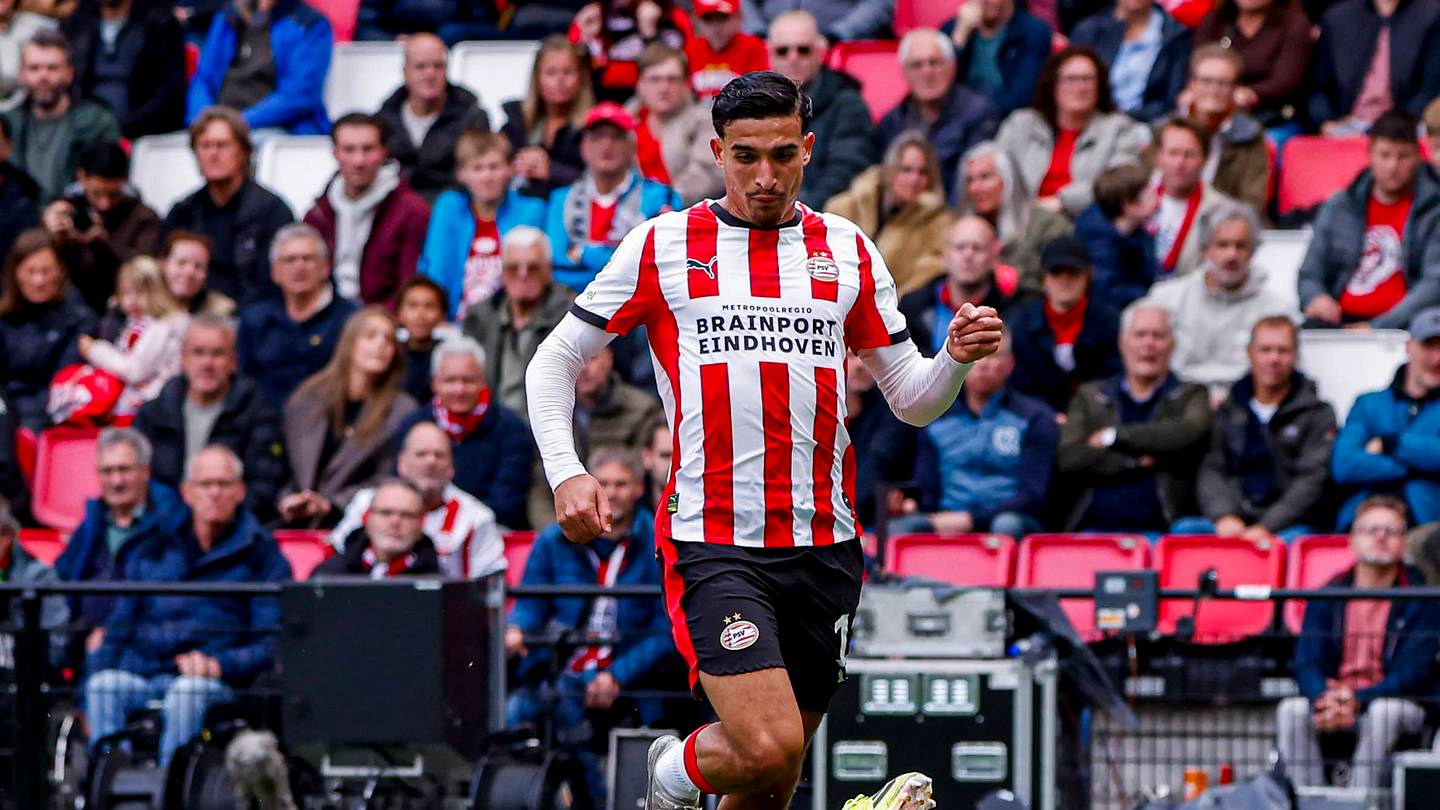 Photo: insideibrox.com PSV Winger Couhaib Driouech at Ibrox Ahead of Rangers Transfer