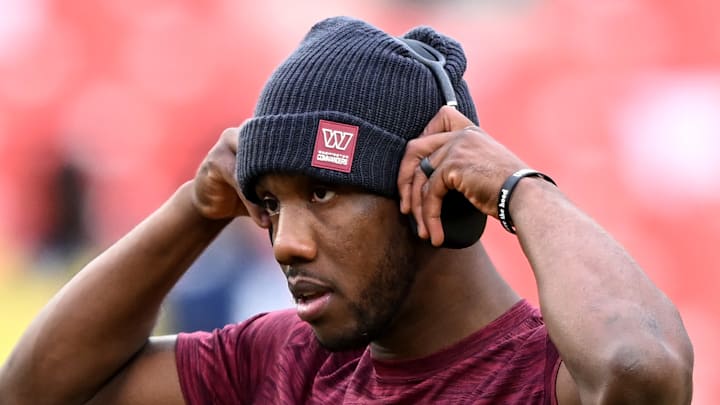 Washington Commanders quarterback Josh Johnson Washington Commanders quarterback Josh Johnson