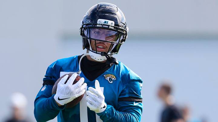 Jacksonville Jaguars wide receiver Parker Washington (11) runs the ball during the third day of minicamp at the Miller Electric Center, Thursday, June 11, 2026, in Jacksonville, Fla. Jacksonville Jaguars wide receiver Parker Washington (11) runs the ball during the third day of minicamp at the Miller Electric Center, Thursday, June 11, 2026, in Jacksonville, Fla.