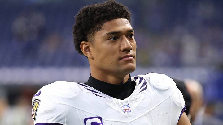 Baltimore Ravens safety Kyle Hamilton