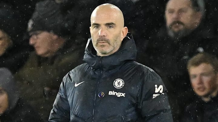 Enzo Maresca still thinks his Chelsea side are not in a title race. Enzo Maresca still thinks his Chelsea side are not in a title race.