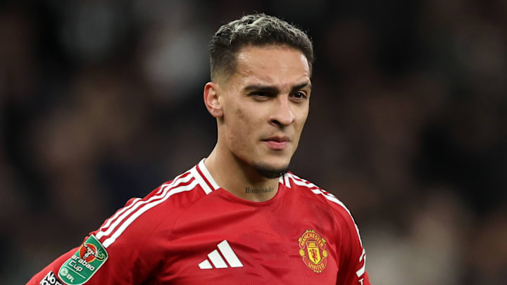 Antony remains on the books at Man Utd.