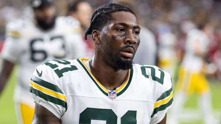 Green Bay Packers cornerback Nate Hobbs