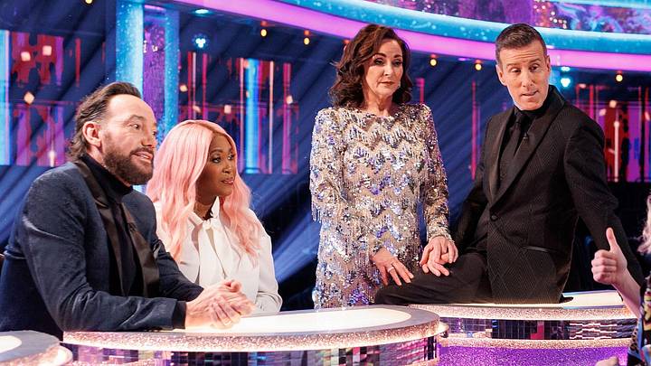 Craig Revel Horwood, Motsi Mabuse, Shirley Ballas and Anton Du Beke seen during the filming of the Stricly Come Dancing sketch as part of the 2025 Red Nose Day campaign Craig Revel Horwood, Motsi Mabuse, Shirley Ballas and Anton Du Beke seen during the filming of the Stricly Come Dancing sketch as part of the 2025 Red Nose Day campaign