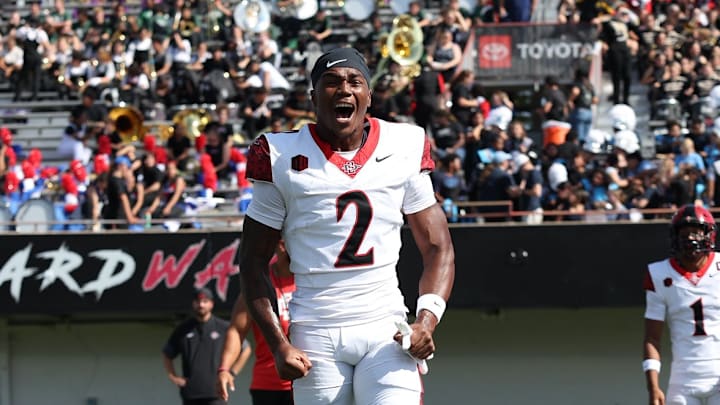 San Diego State Aztecs wide receiver Jordan Napier (2).