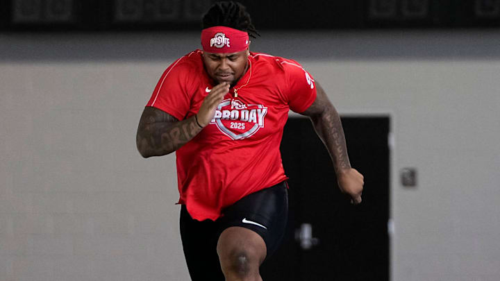 Ohio State Buckeyes defensive tackle Tyleik Williams.