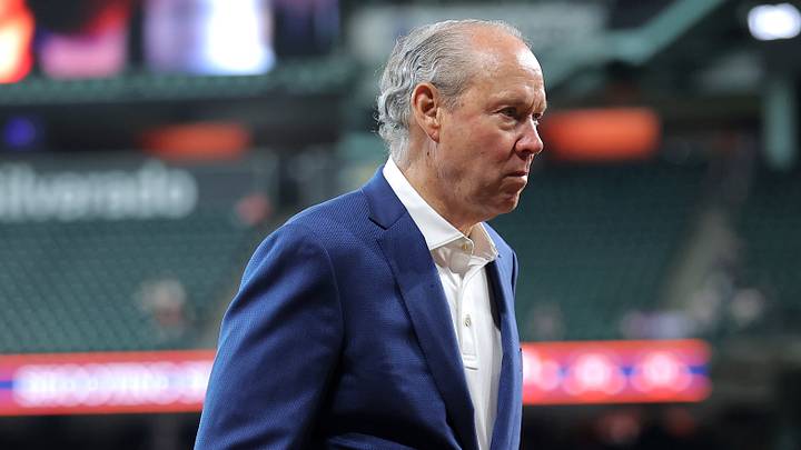 Houston Astros owner Jim Crane prior to the game