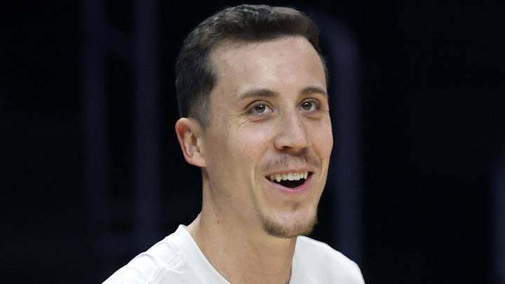 Mar 8, 2026; Miami, Florida, USA; Detroit Pistons forward Duncan Robinson (55) warms up against the Miami Heat at Kaseya Center. Mandatory Credit: Rhona Wise-Imagn Images Mar 8, 2026; Miami, Florida, USA; Detroit Pistons forward Duncan Robinson (55) warms up against the Miami Heat at Kaseya Center. Mandatory Credit: Rhona Wise-Imagn Images