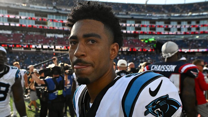 Carolina Panthers quarterback Bryce Young