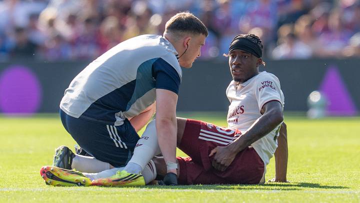 Noni Madueke caused an injury scare on the final day of the season. Noni Madueke caused an injury scare on the final day of the season.