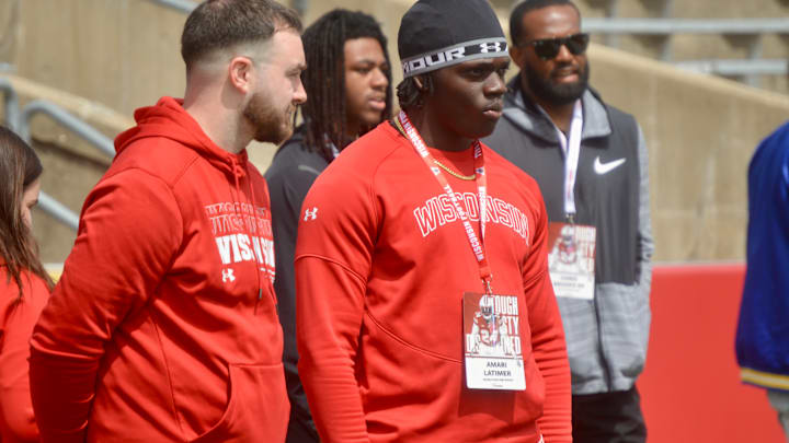 Four-star running back Amari Latimer is one of Wisconsin's key recruiting targets for the 2026 class.