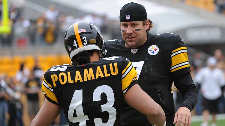 Pittsburgh Steelers safety Troy Polamalu and quarterback Ben Roethlisberger