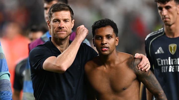 Rodrygo (right) is yet to show his best level under Xabi Alonso.