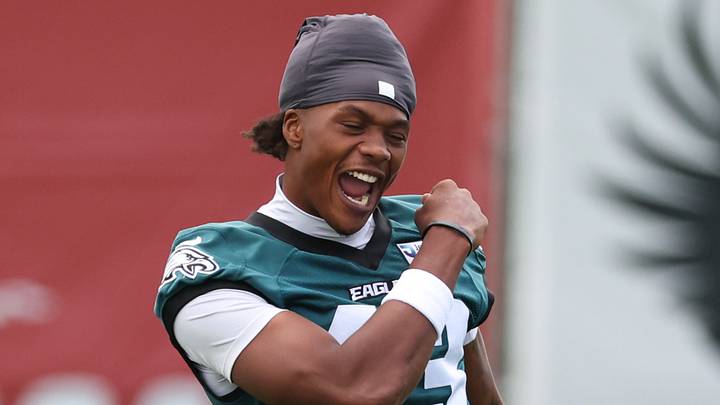 Philadelphia Eagles wide receiver Dontayvion Wicks Philadelphia Eagles wide receiver Dontayvion Wicks