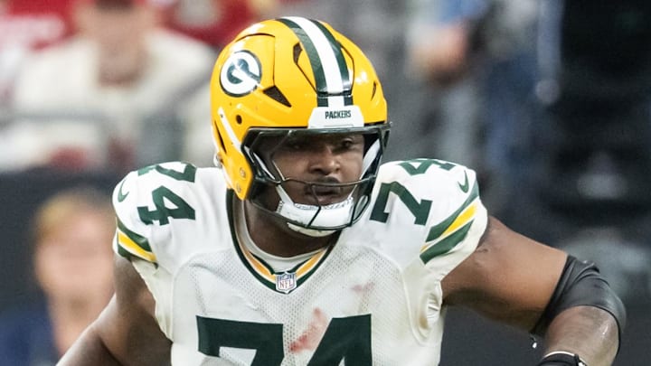The Green Bay Packers released center Elgton Jenkins on Monday.