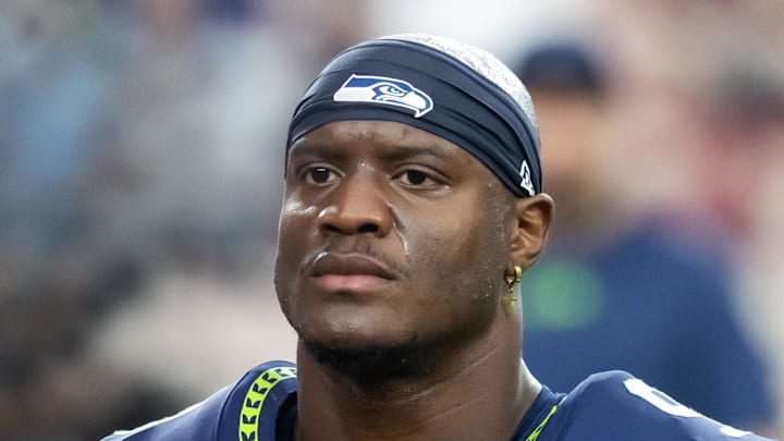 Seattle Seahawks running back Kenneth Walker Seattle Seahawks running back Kenneth Walker