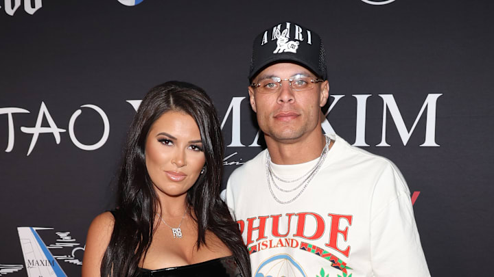 Rachel Bush and Jordan Poyer