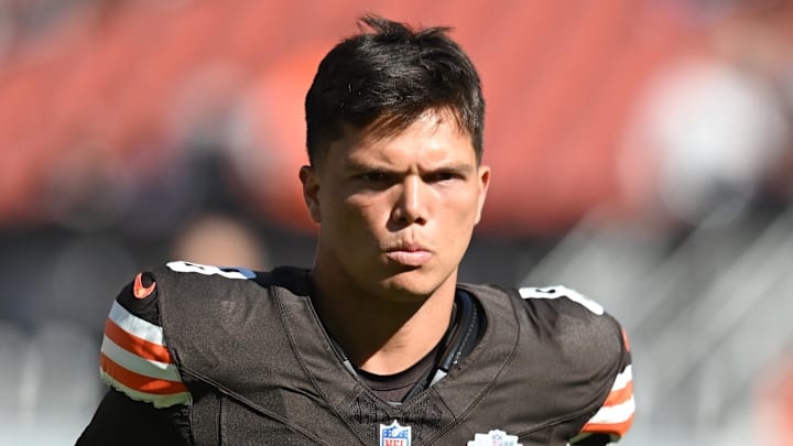 Cleveland Browns quarterback Dillon Gabriel