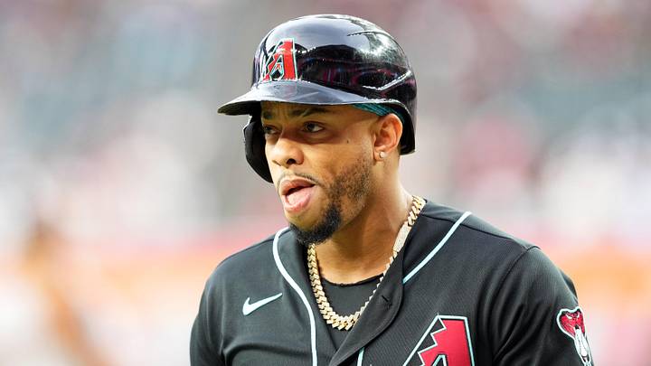 Arizona Diamondbacks second baseman Ketel Marte (4) reacts 