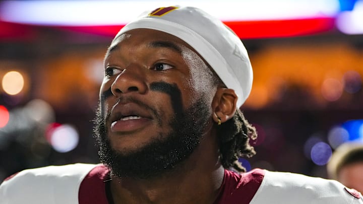 Washington Commanders wide receiver Jaylin Lane Washington Commanders wide receiver Jaylin Lane