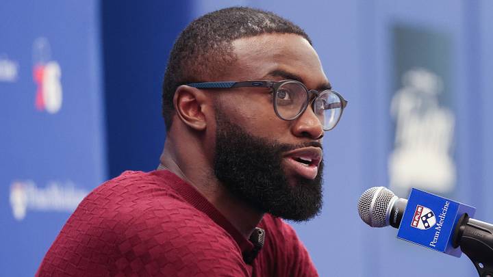Philadelphia 76ers guard Jaylen Brown.
