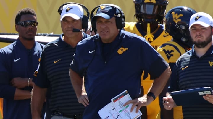 West Virginia University head coach Rich Rodriguez