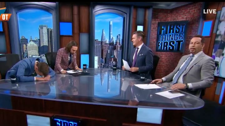 The Panelists on FS1's "First Things First" learned about the Micah Parsons trade while discussing the Cowboys live on air. The Panelists on FS1's "First Things First" learned about the Micah Parsons trade while discussing the Cowboys live on air.