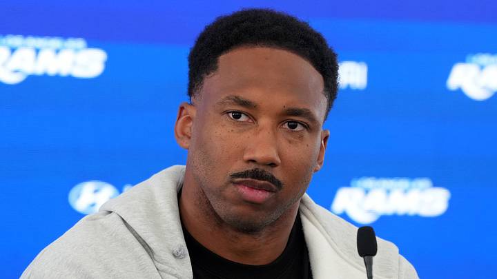 Los Angeles Rams defensive end Myles Garret. Los Angeles Rams defensive end Myles Garret.